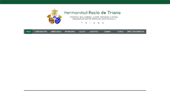 Desktop Screenshot of hermandadrociodetriana.org